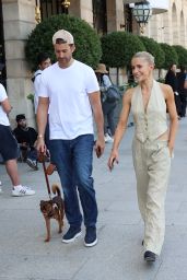Caroline Daur Unveils Vest Suiting in Paris