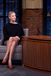 Charlize Theron Electrifies Seth Meyers in Chloé
