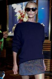 Charlize Theron Electrifies Seth Meyers in Chloé