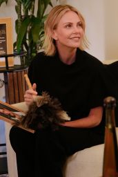 Charlize Theron’s Poised Power on Kimmel Set