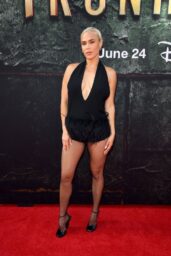 CJ Perry Unveils Feathered Flair at "Ironheart" Launch