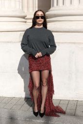 Cristin Milioti Explores Androgynous Edge at Saint Laurent Show