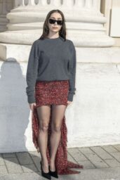 Cristin Milioti Explores Androgynous Edge at Saint Laurent Show