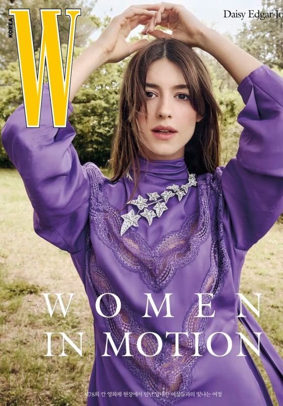 Daisy Edgar-Jones Debuts Whimsical W Korea Cover