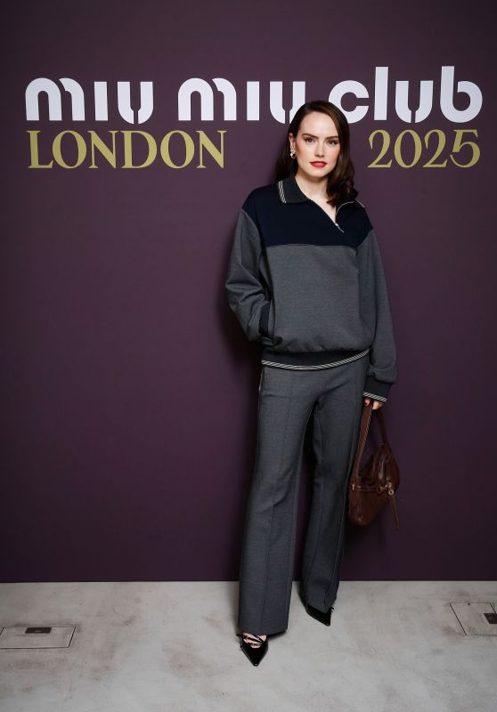 Daisy Ridley Attends Miu Miu New Bond Street Reopening Afterparty