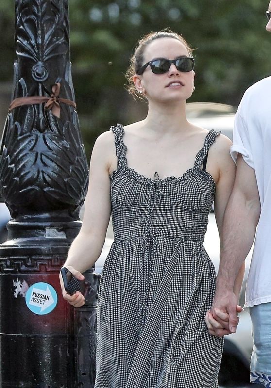 Daisy Ridley Enjoys Primrose Hill Stroll with Husband