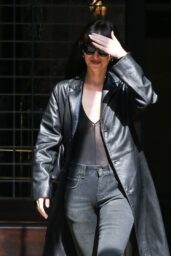 Dakota Johnson All-Black Street Style Tribeca 2025