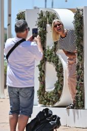 Denise Van Outen, Jemma Bolt arrive for UNVRS Ibiza opening