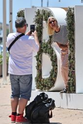 Denise Van Outen, Jemma Bolt arrive for UNVRS Ibiza opening