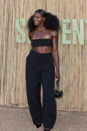 Dina Asher-Smith Commands Serpentine in Sculpted Black