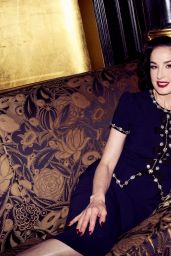 Dita Von Teese Exudes Vintage Glamour at The Savoy