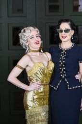 Dita Von Teese Sparkles at "Diamonds And Dust" Photocall