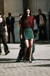 Doyeon Kim Channels Dual Chic at Saint Laurent Menswear Show