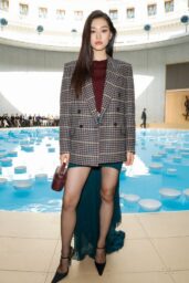 Doyeon Kim Channels Dual Chic at Saint Laurent Menswear Show