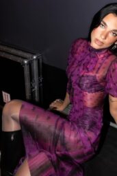 Dua Lipa Acne Studios Fall 2025 Purple Power