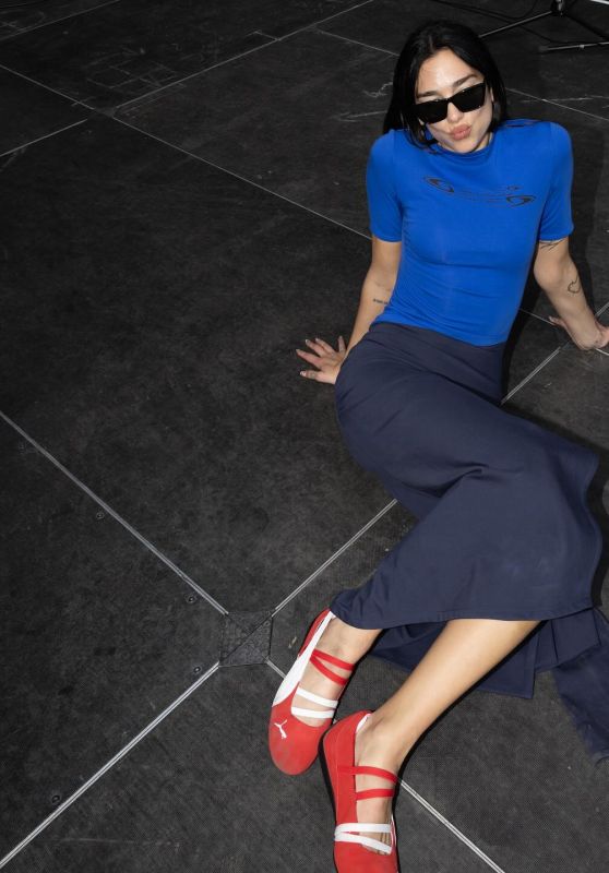 Dua Lipa Channels Retro-Futurism in Playful Photoshoot