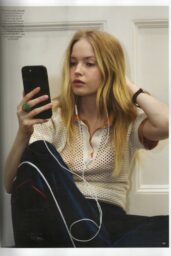 Ellie Bamber Charms in Pop Magazine Spring/Summer 2025