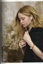 Ellie Bamber Charms in Pop Magazine Spring/Summer 2025