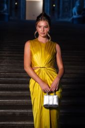 Ellie Thumann Illuminates Max Mara Cruise Show in Radiant Yellow