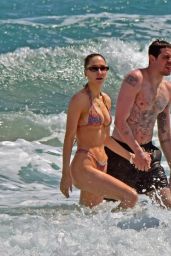 Elsie Hewitt and Pete Davidson Spotted Beachside in Palm Beach
