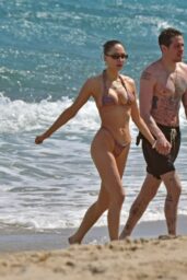 Elsie Hewitt and Pete Davidson Spotted Beachside in Palm Beach