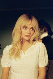 Emily Alyn Lind Evokes Retro Charm for Polyester