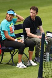 Emma Raducanu practice session at Wimbledon 2025 - London