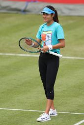Emma Raducanu practice session at Wimbledon 2025 - London