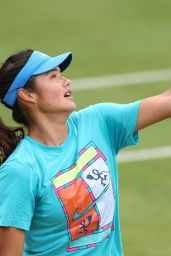 Emma Raducanu practice session at Wimbledon 2025 - London