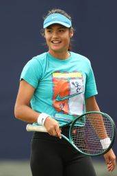 Emma Raducanu practice session at Wimbledon 2025 - London