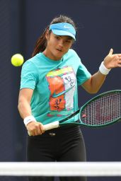 Emma Raducanu practice session at Wimbledon 2025 - London