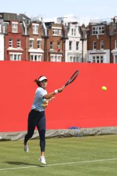 Emma Raducanu Practices for HSBC Championships in London