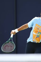 Emma Raducanu Practices for HSBC Championships in London