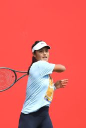Emma Raducanu Practices for HSBC Championships in London