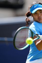 Emma Raducanu Warms Up for Eastbourne Open Challenge
