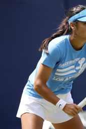 Emma Raducanu Warms Up for Eastbourne Open Challenge