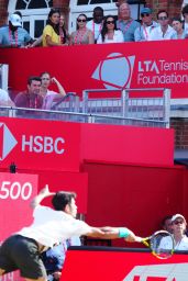 Emma Raducanu Watches Carlos Alcaraz at HSBC Championships