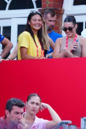 Emma Raducanu Watches Carlos Alcaraz at HSBC Championships
