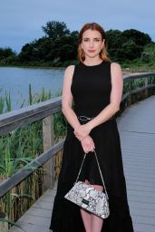 Emma Roberts Charms in Black & White at Michael Kors Montauk Event