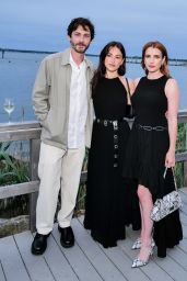 Emma Roberts Charms in Black & White at Michael Kors Montauk Event