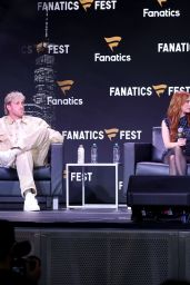 Emma Roberts Debuts Red Hair at Fanatics Fest NYC 2025