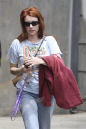 Emma Roberts - Leaving brunch with a friend, West Hollywood CA - June 4, 2025