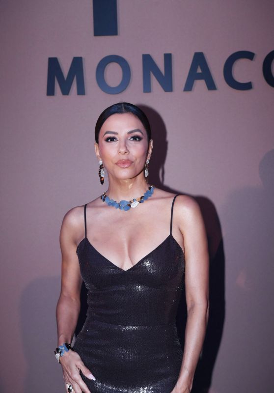 Eva Longoria Shimmers in Michael Kors at Cannes Soiree