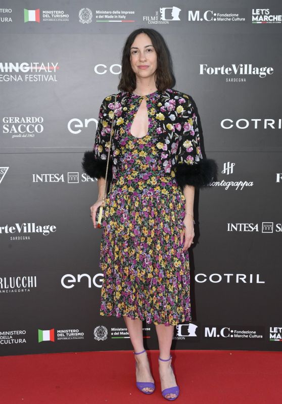 Gia Coppola Embraces Floral Whimsy at Filming Italy Sardegna Festival