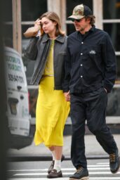 Gigi Hadid's Canary Yellow Romance Walk in NYC