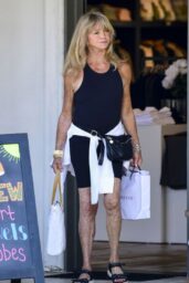 Goldie Hawn Shops Brentwood in Chic Black 05 31 2025