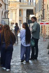 Halle Bailey Embraces Roman Chic on "Italianna" Set