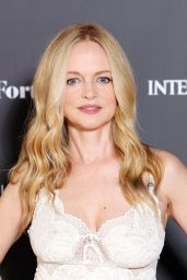 Heather Graham Glitters in Lace at Filming Italy 2025