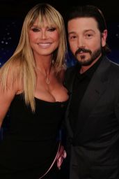 Heidi Klum Stuns in Magda Butrym Mini Dress