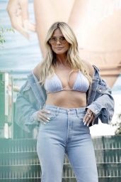 Heidi Klum Unveils Calzedonia Billboards in Cologne 2025